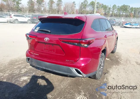 2021 Toyota Highlander Xle из США, поврежденный, VIN 5TDGZRBH0MS137163